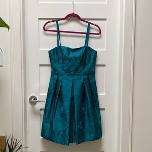 Strapless Brocade Cocktail Dress